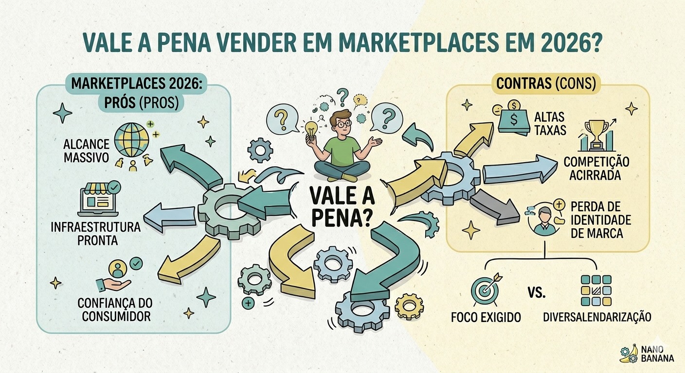 vale a pensa vender em marketplaces